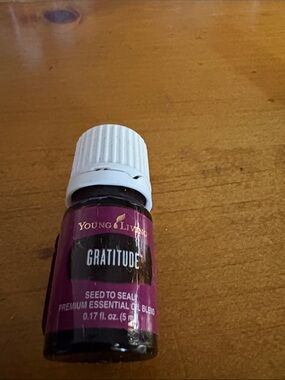 Young Living Gratitude Blend - Purple and White Bottle
